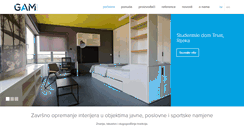 Desktop Screenshot of gam-interijer.hr